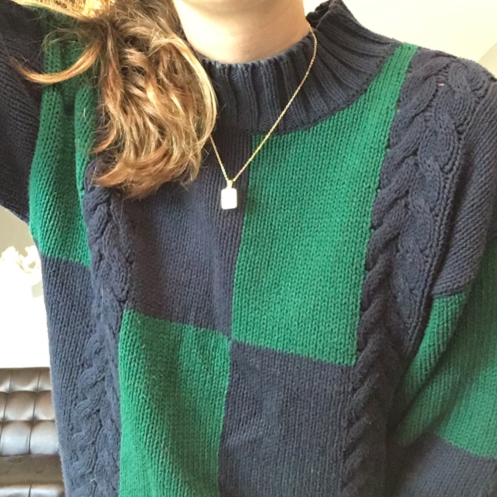 VTG Block Knit Sweater